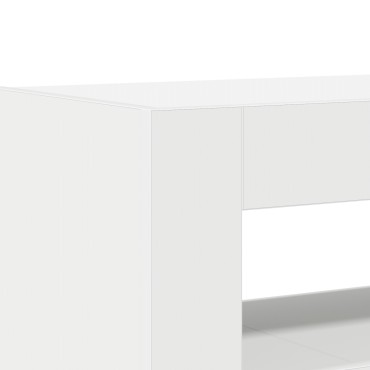 vidaXL Λευκός Μπουφές Λευκός Τεχνητό ξύλο 116x30x75cm Μοντέρνος 1 τεμ.
