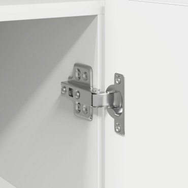 vidaXL Λευκός Μπουφές Λευκός Τεχνητό ξύλο 116x30x75cm Μοντέρνος 1 τεμ.