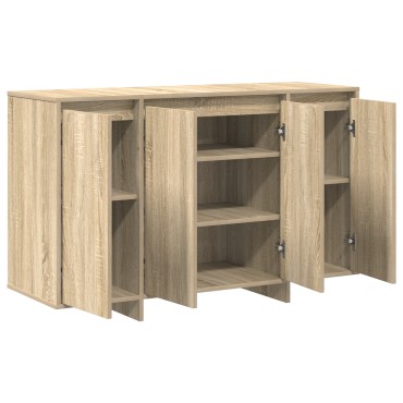 vidaXL Πλευρικό Γραφείο Sonoma Oak Sonoma Oak Επεξεργασμένο ξύλο 120x41x75cm 1 τεμ.