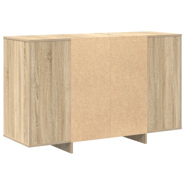 vidaXL Πλευρικό Γραφείο Sonoma Oak Sonoma Oak Επεξεργασμένο ξύλο 120x41x75cm 1 τεμ.