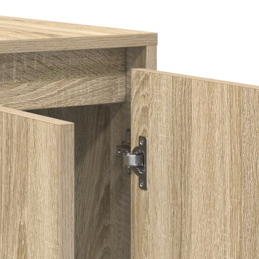 vidaXL Πλευρικό Γραφείο Sonoma Oak Sonoma Oak Επεξεργασμένο ξύλο 120x41x75cm 1 τεμ.