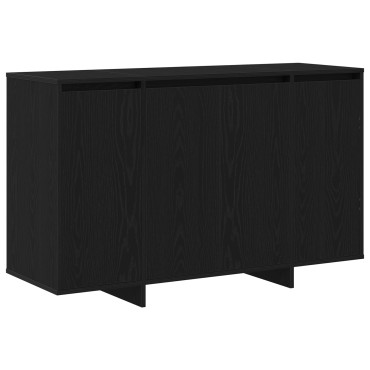 vidaXL Μαύρος Δρυς Μπουφέ Μαύρος δρυς Ξύλο 120x41x75cm Μοντέρνος 1 τεμ.