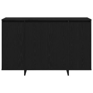 vidaXL Μαύρος Δρυς Μπουφέ Μαύρος δρυς Ξύλο 120x41x75cm Μοντέρνος 1 τεμ.