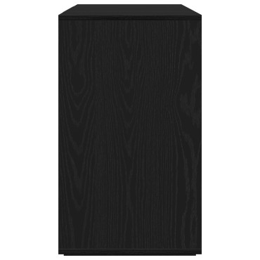 vidaXL Μαύρος Δρυς Μπουφέ Μαύρος δρυς Ξύλο 120x41x75cm Μοντέρνος 1 τεμ.