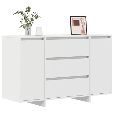 vidaXL Κονσόλα Λευκή 120x41x75cm Κατασκευασμένη από Συνθετικό Ξύλο 1 τεμ.