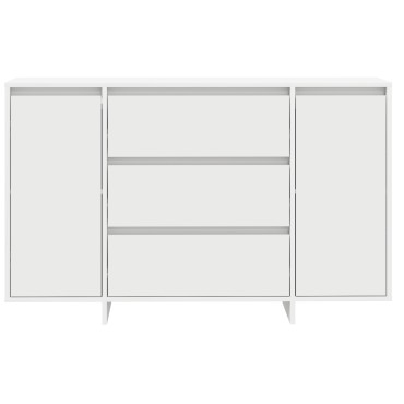 vidaXL Κονσόλα Λευκή 120x41x75cm Κατασκευασμένη από Συνθετικό Ξύλο 1 τεμ.