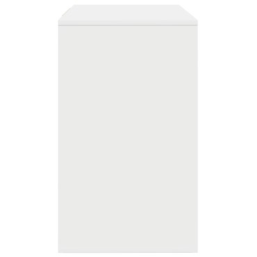 vidaXL Κονσόλα Λευκή 120x41x75cm Κατασκευασμένη από Συνθετικό Ξύλο 1 τεμ.