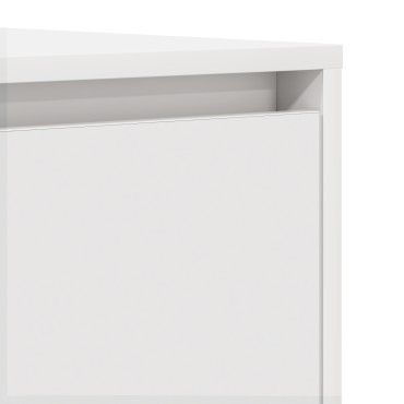 vidaXL Κονσόλα Λευκή 120x41x75cm Κατασκευασμένη από Συνθετικό Ξύλο 1 τεμ.