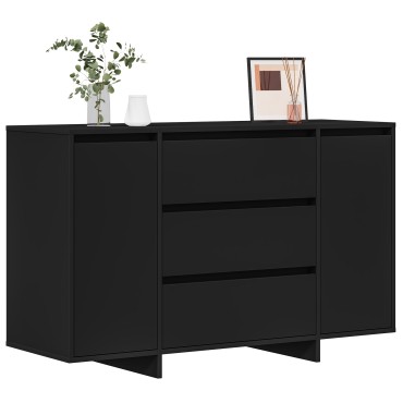 VidaXL Μπουφές Μαύρος 120x41x75cm Επεξεργασμένο ξύλο 1 τεμ.