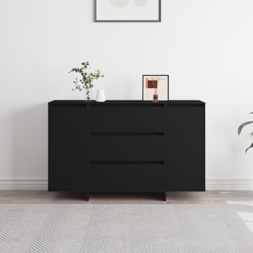 VidaXL Μπουφές Μαύρος 120x41x75cm Επεξεργασμένο ξύλο 1 τεμ.