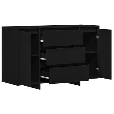 VidaXL Μπουφές Μαύρος 120x41x75cm Επεξεργασμένο ξύλο 1 τεμ.