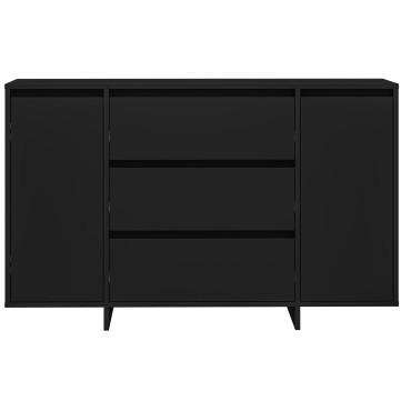 VidaXL Μπουφές Μαύρος 120x41x75cm Επεξεργασμένο ξύλο 1 τεμ.