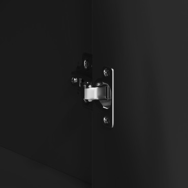 VidaXL Μπουφές Μαύρος 120x41x75cm Επεξεργασμένο ξύλο 1 τεμ.