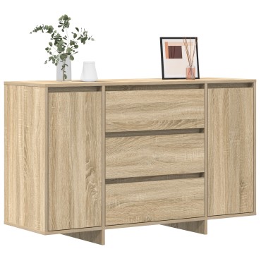 vidaXL Κονσόλα Σο노μά Δρυς 120x41x75cm Κατασκευασμένο Ξύλο 1 τεμ.