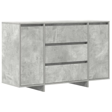 vidaXL Μπουφές Σκυρόδεμα Γκρι 120x41x75cm Κατασκευασμένο Ξύλο 1 τεμ.