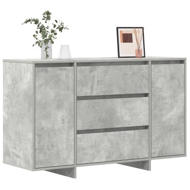 vidaXL Μπουφές Σκυρόδεμα Γκρι 120x41x75cm Κατασκευασμένο Ξύλο 1 τεμ.