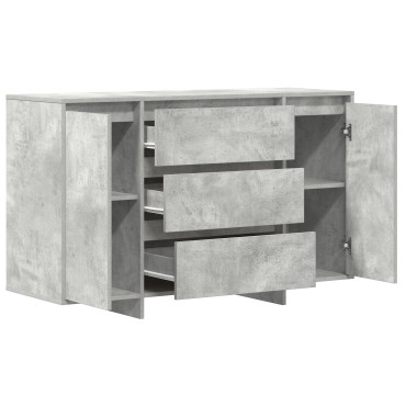 vidaXL Μπουφές Σκυρόδεμα Γκρι 120x41x75cm Κατασκευασμένο Ξύλο 1 τεμ.