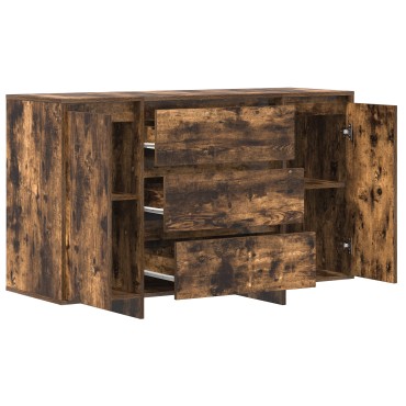 vidaXL Μπουφέ Καπνιστού Δρυός 120x41x75cm Επεξεργασμένο Ξύλο 1 τεμ.