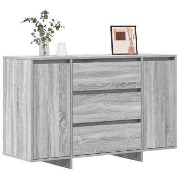 vidaXL Μπουφές Γκρι Σονομά 120x41x75cm Επεξεργασμένο Ξύλο 1 τεμ.