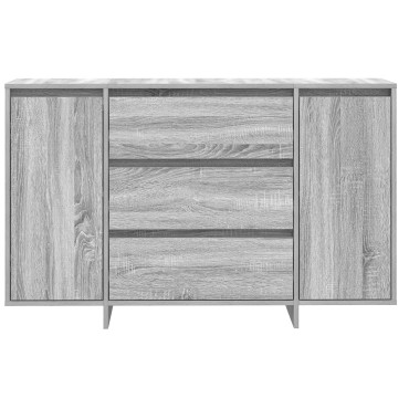 vidaXL Μπουφές Γκρι Σονομά 120x41x75cm Επεξεργασμένο Ξύλο 1 τεμ.