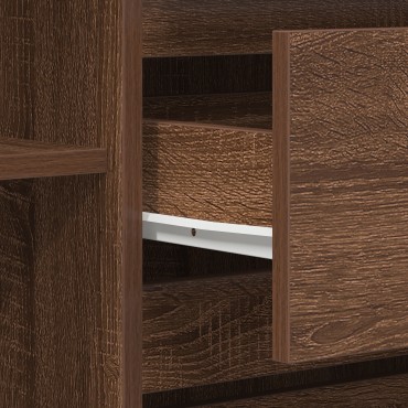 vidaXL Μπουφές Καφέ Δρυς 120x41x75cm Επεξεργασμένο Ξύλο 1 τεμ.