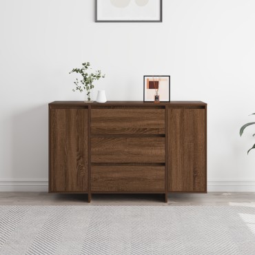 vidaXL Μπουφές Καφέ Δρυς 120x41x75cm Επεξεργασμένο Ξύλο 1 τεμ.