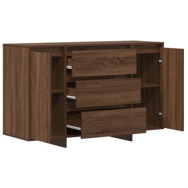 vidaXL Μπουφές Καφέ Δρυς 120x41x75cm Επεξεργασμένο Ξύλο 1 τεμ.
