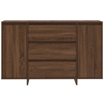 vidaXL Μπουφές Καφέ Δρυς 120x41x75cm Επεξεργασμένο Ξύλο 1 τεμ.
