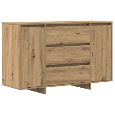 vidaXL Πλευρικός Ράφτης Artisan Δρυς 120x41x75cm Επεξεργασμένο Ξύλο 1 τεμ.