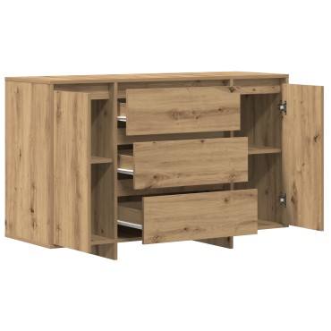 vidaXL Πλευρικός Ράφτης Artisan Δρυς 120x41x75cm Επεξεργασμένο Ξύλο 1 τεμ.