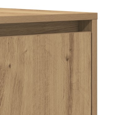 vidaXL Πλευρικός Ράφτης Artisan Δρυς 120x41x75cm Επεξεργασμένο Ξύλο 1 τεμ.