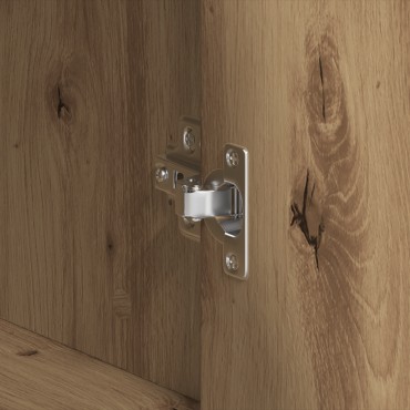 vidaXL Πλευρικός Ράφτης Artisan Δρυς 120x41x75cm Επεξεργασμένο Ξύλο 1 τεμ.