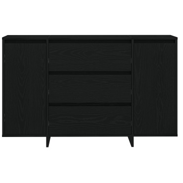 vidaXL Σαπούνι Μαύρη Δρυς 120x41x75cm Επεξεργασμένο Ξύλο 1 τεμ.