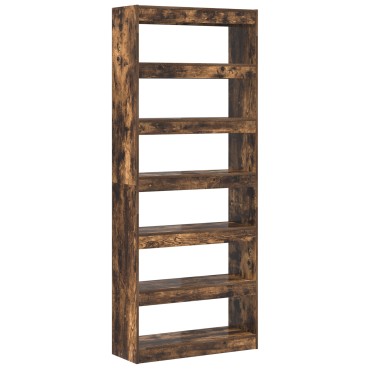 vidaXL Βιβλιοθήκη 6 επιπέδων 80x30x198cm Επεξεργασμένο Ξύλο 1 τεμ.