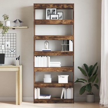vidaXL Βιβλιοθήκη 6 επιπέδων 80x30x198cm Επεξεργασμένο Ξύλο 1 τεμ.