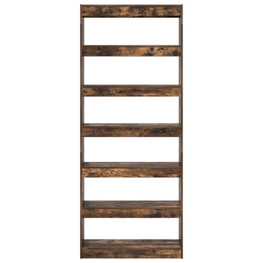 vidaXL Βιβλιοθήκη 6 επιπέδων 80x30x198cm Επεξεργασμένο Ξύλο 1 τεμ.