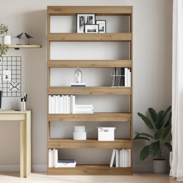 vidaXL Βιβλιοθήκη 6 επιπέδων 100x30x198cm Επεξεργασμένο Ξύλο 1 τεμ.