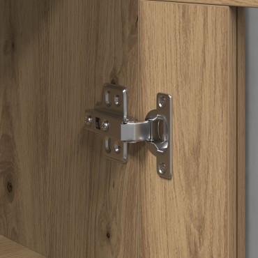 vidaXL Τοίχου Cabinets 2 τεμ. Καρυδιά 69,5x34x90cm Κατασκευασμένο Ξύλο