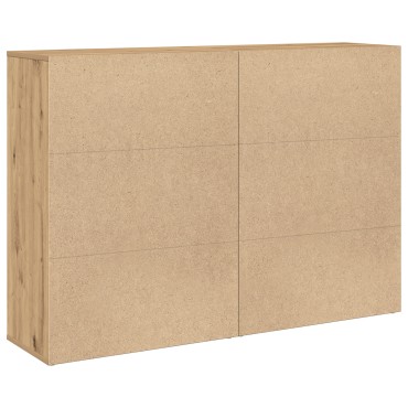 vidaXL Μπουφέ 2 τεμ. Δρυς 60x31x84cm Επεξεργασμένο Ξύλο