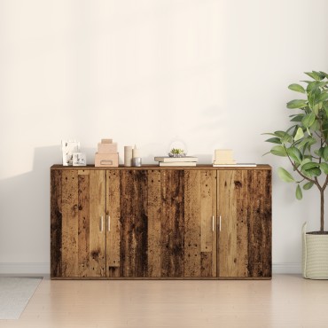 vidaXL Σουίτες 2 τεμ. Παλιό Ξύλο 79x38x80cm Επεξεργασμένο Ξύλο