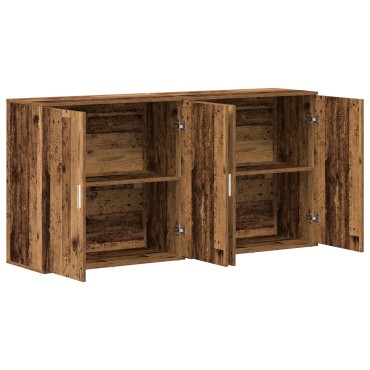 vidaXL Σουίτες 2 τεμ. Παλιό Ξύλο 79x38x80cm Επεξεργασμένο Ξύλο