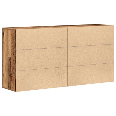 vidaXL Σουίτες 2 τεμ. Παλιό Ξύλο 79x38x80cm Επεξεργασμένο Ξύλο