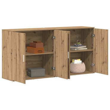 vidaXL Σύνθετα 2 τεμ. Καρυδιά 79x38x80cm Επεξεργασμένο ξύλο