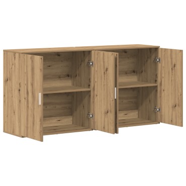 vidaXL Σύνθετα 2 τεμ. Καρυδιά 79x38x80cm Επεξεργασμένο ξύλο