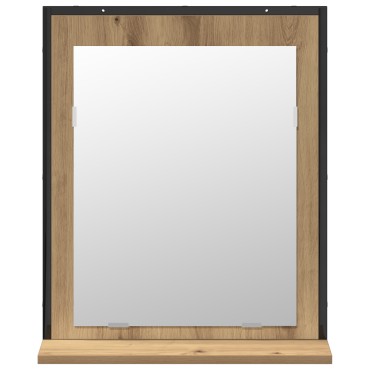 vidaXL Σετ μπάνιου 2 τεμαχίων από τεχνητό ξύλο Artisan Oak