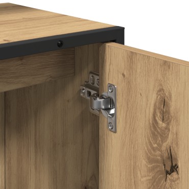 vidaXL Σετ μπάνιου 2 τεμαχίων από τεχνητό ξύλο Artisan Oak