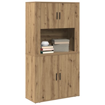 vidaXL Υψηλό ντουλάπι Artisan Oak 80x33x150cm Επεξεργασμένο ξύλο 1 τεμ.