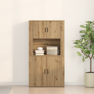 vidaXL Υψηλό ντουλάπι Artisan Oak 80x33x150cm Επεξεργασμένο ξύλο 1 τεμ.