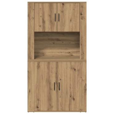 vidaXL Υψηλό ντουλάπι Artisan Oak 80x33x150cm Επεξεργασμένο ξύλο 1 τεμ.