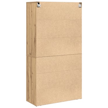 vidaXL Υψηλό ντουλάπι Artisan Oak 80x33x150cm Επεξεργασμένο ξύλο 1 τεμ.